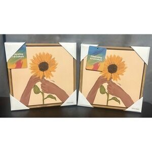 *NEW*  2-Pack 11" x 11" Framed Wall Canvas - Morgan Harper Nichols Collection